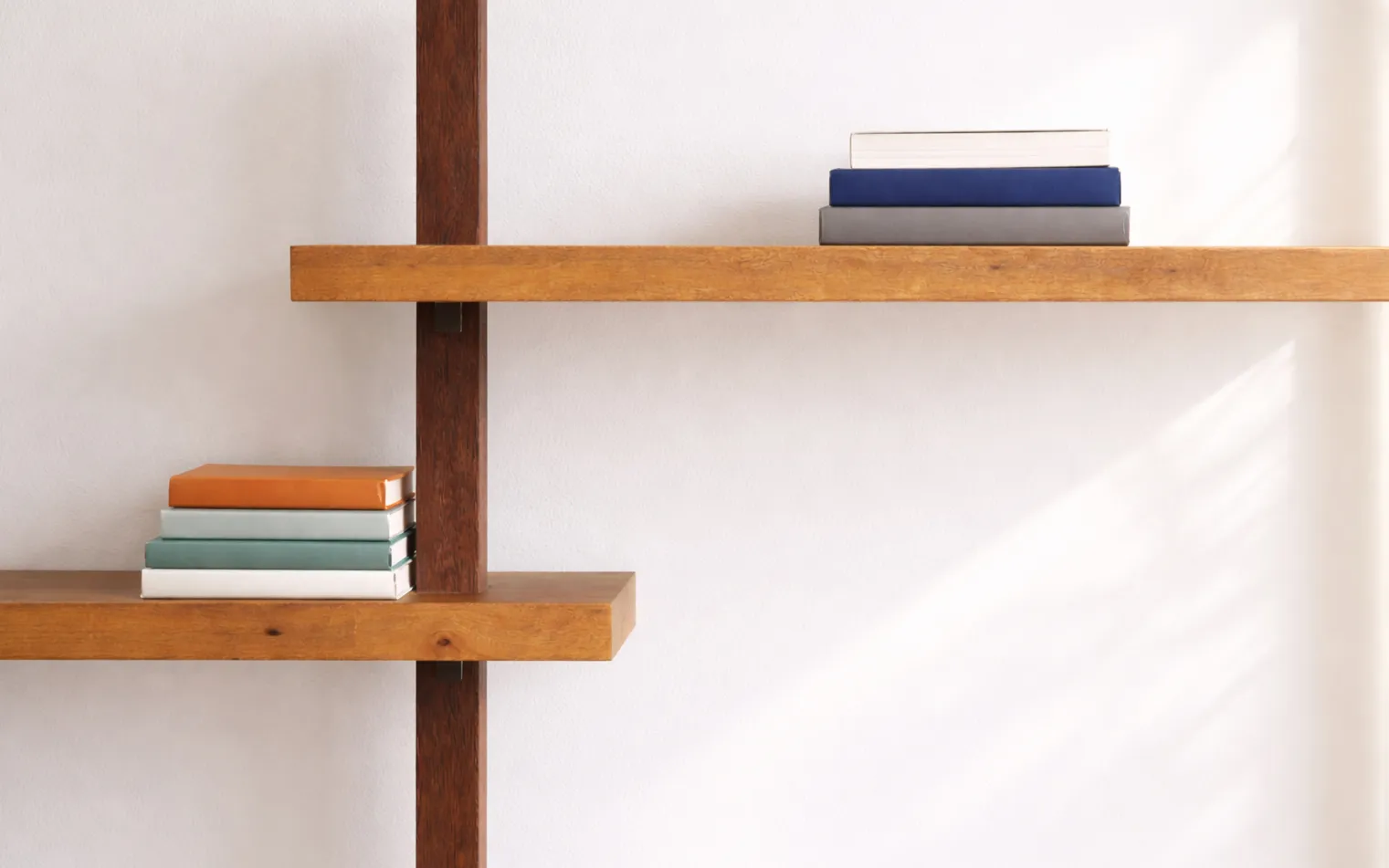 The Mono-leg Architectural Bookshelf In Brazilian Hardwood — 4