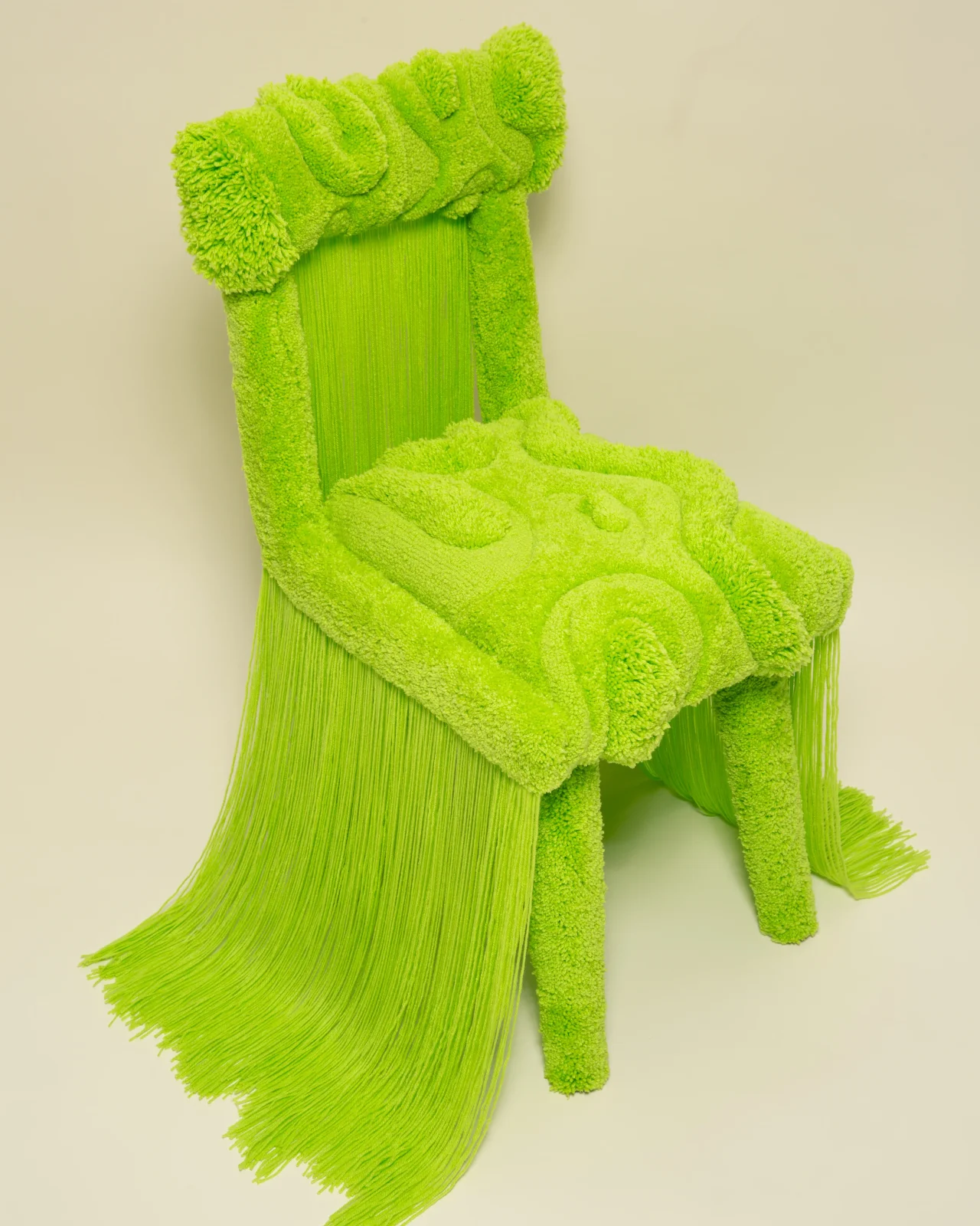 Lime Tufted Chair — 3
