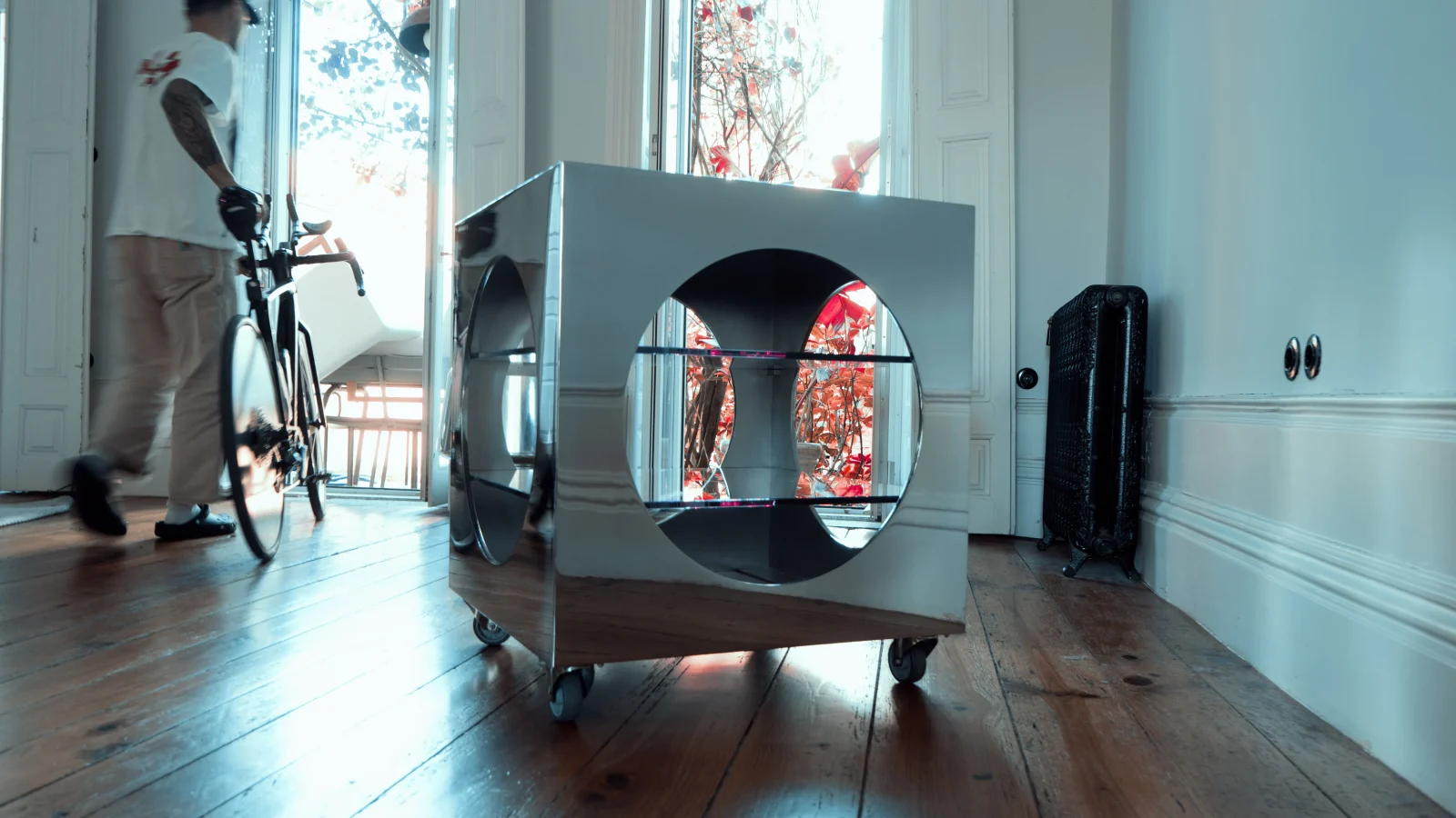 Kahn Trolley - Entryway Table — 2