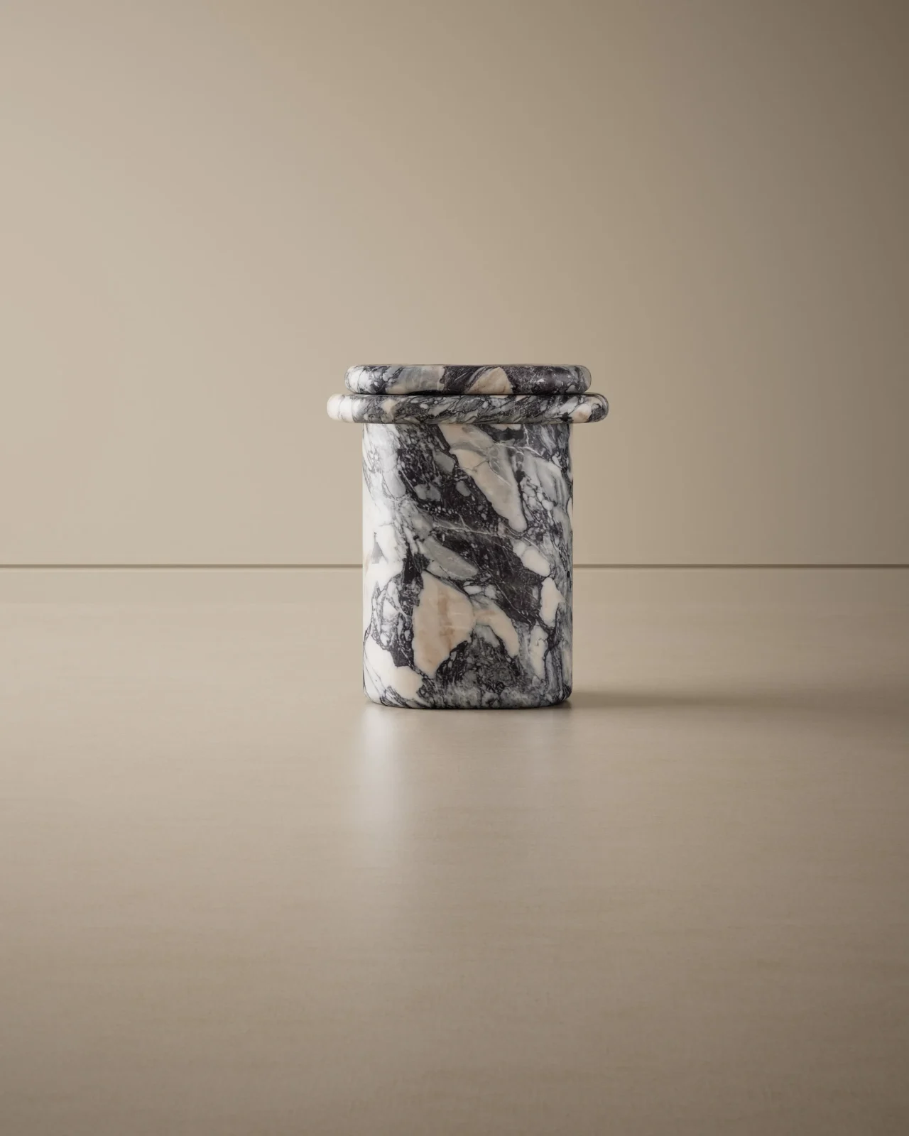 Element Side Table - Calacatta Viola — 2
