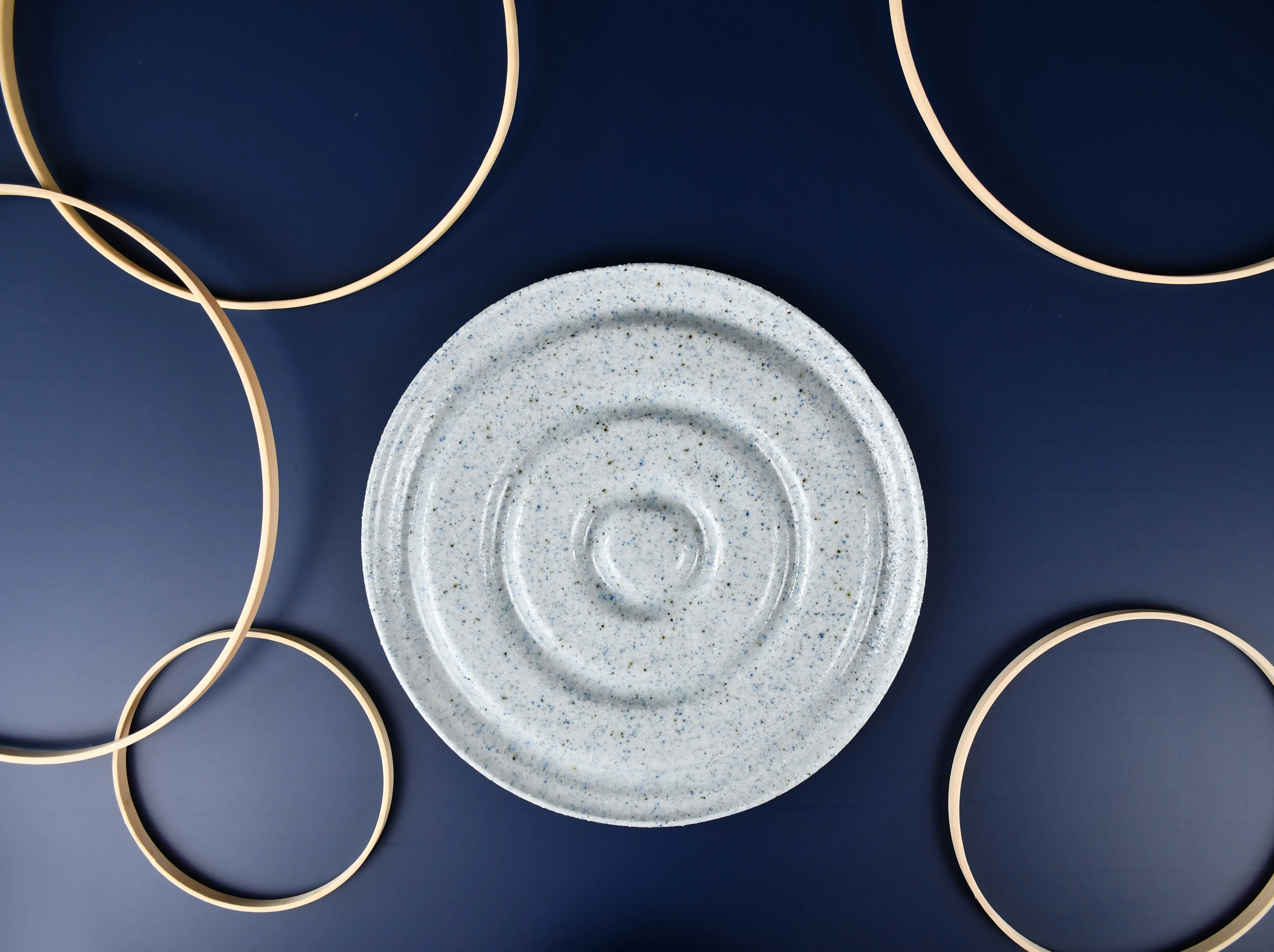 Dinner plate from the recycling series