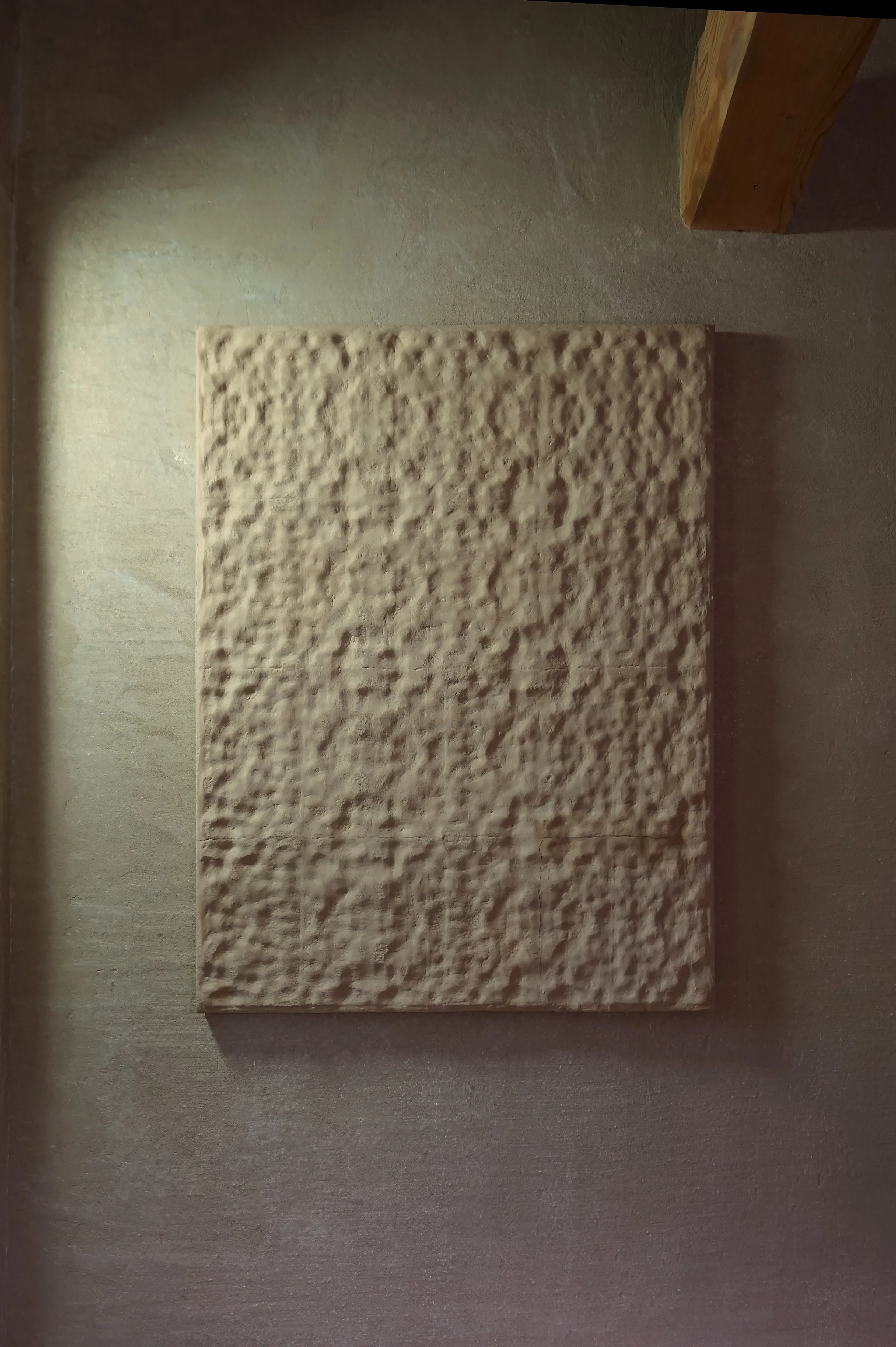 Resonant Earth raw clay wall relief