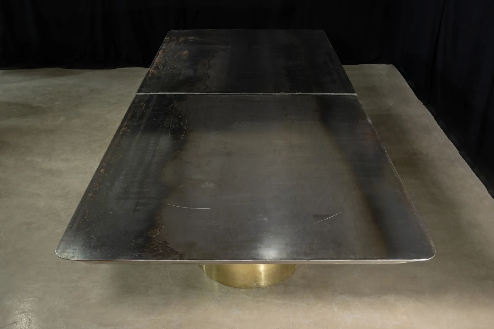 Cast Bronze and Metal Twin-pedestal Dining Table By Costantini, Benone — 7