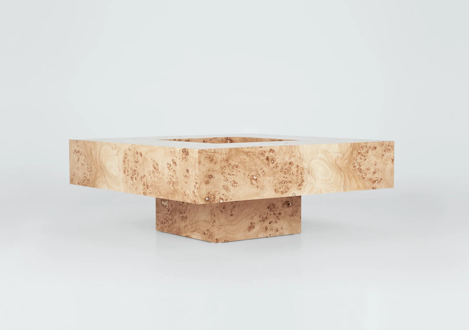 Poplar Burl Coffee Table — 2