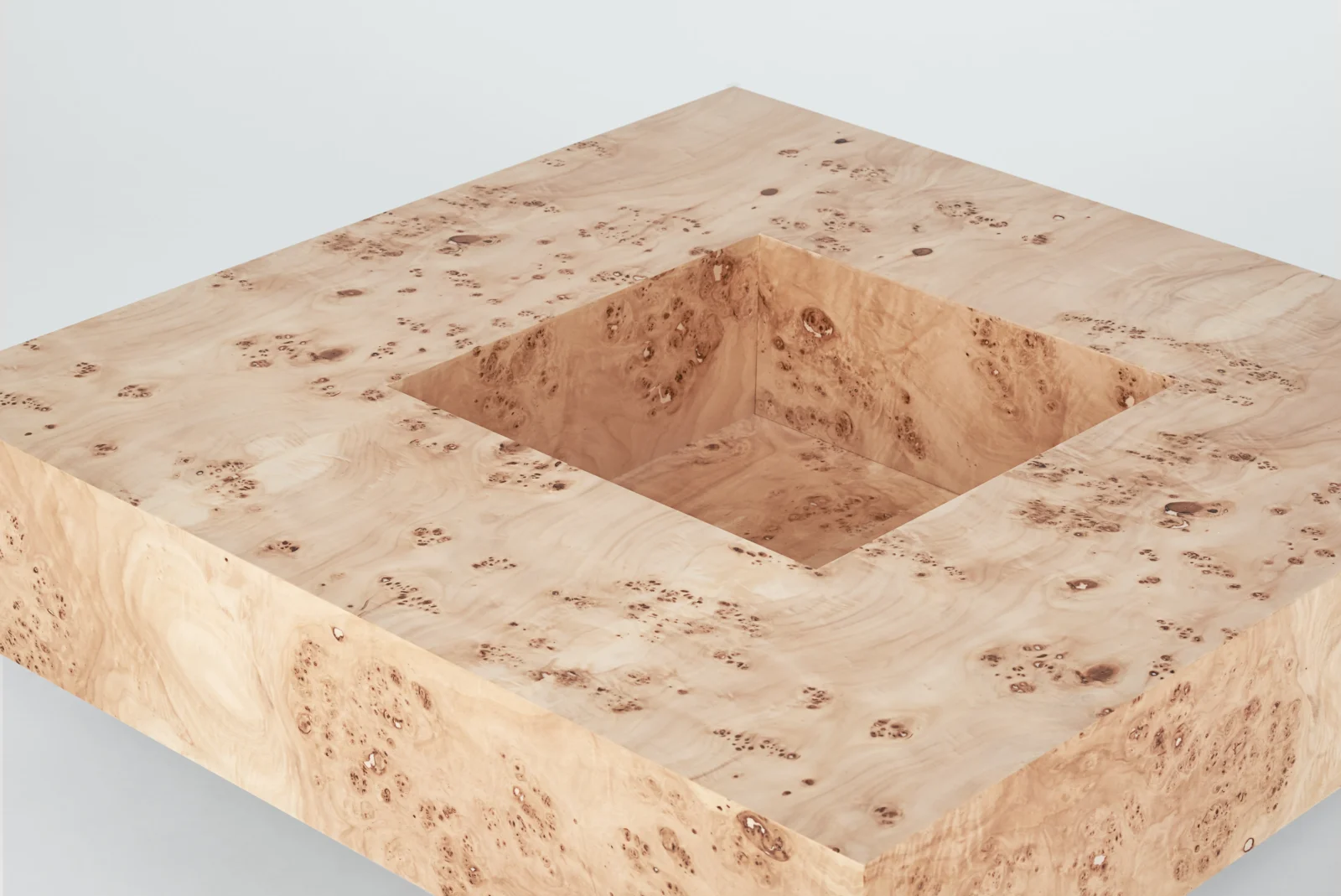 Poplar Burl Coffee Table — 3