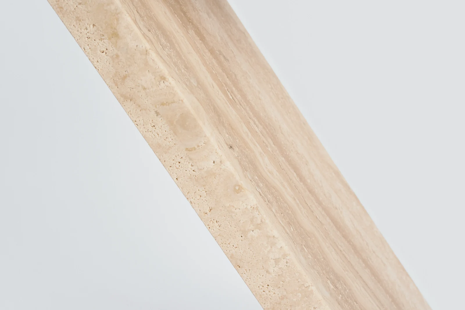 Travertine Side Table — 4
