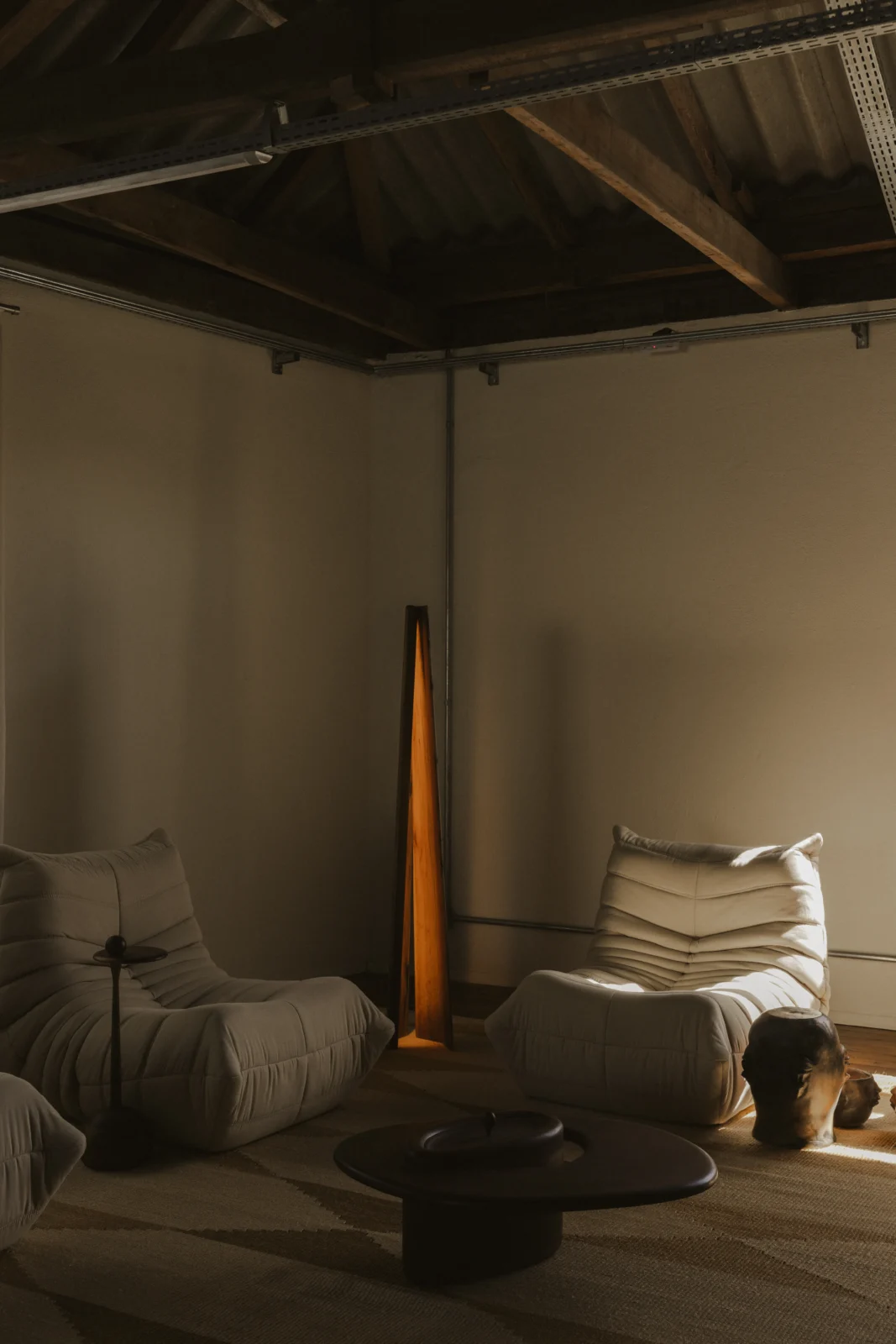 Aurora Floor Lamp in Cumaru, Sucupira and Cerejeira Wood — 3