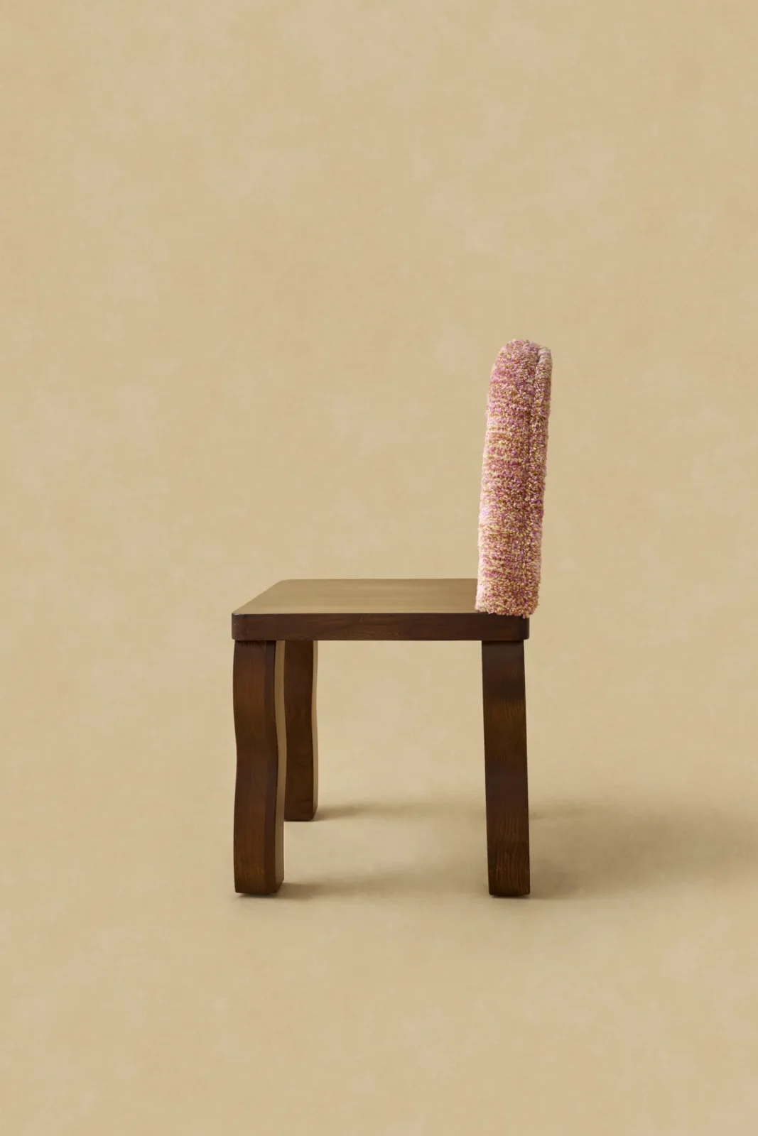 Honey - Squiggle Oak Wood Chair — 3