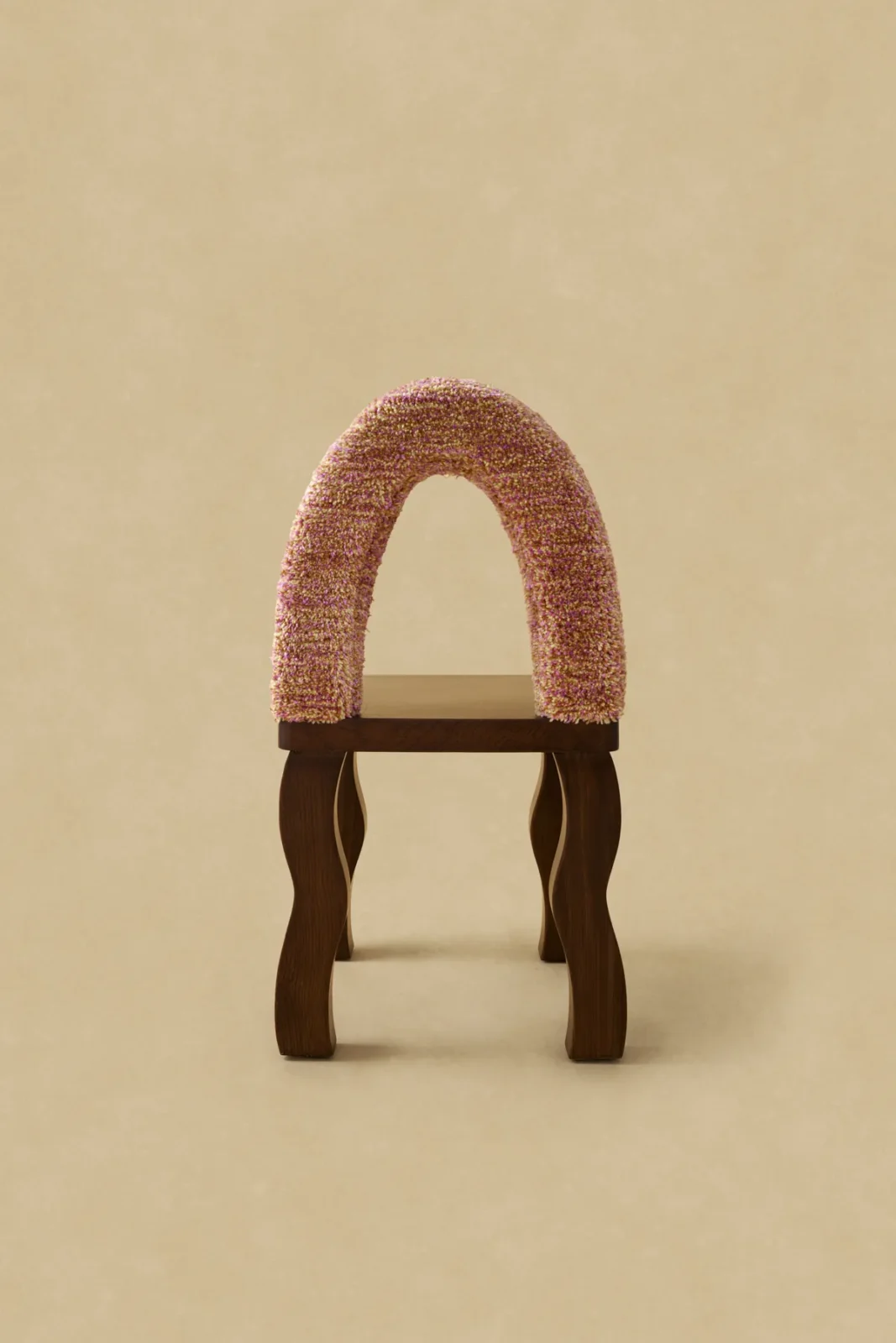 Honey - Squiggle Oak Wood Chair — 4