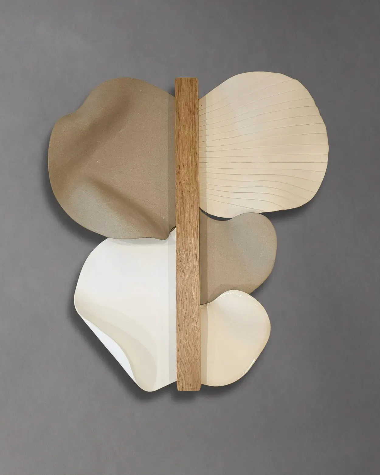 Abundance – Ceramic And Oak Wood Wall Sculpture
