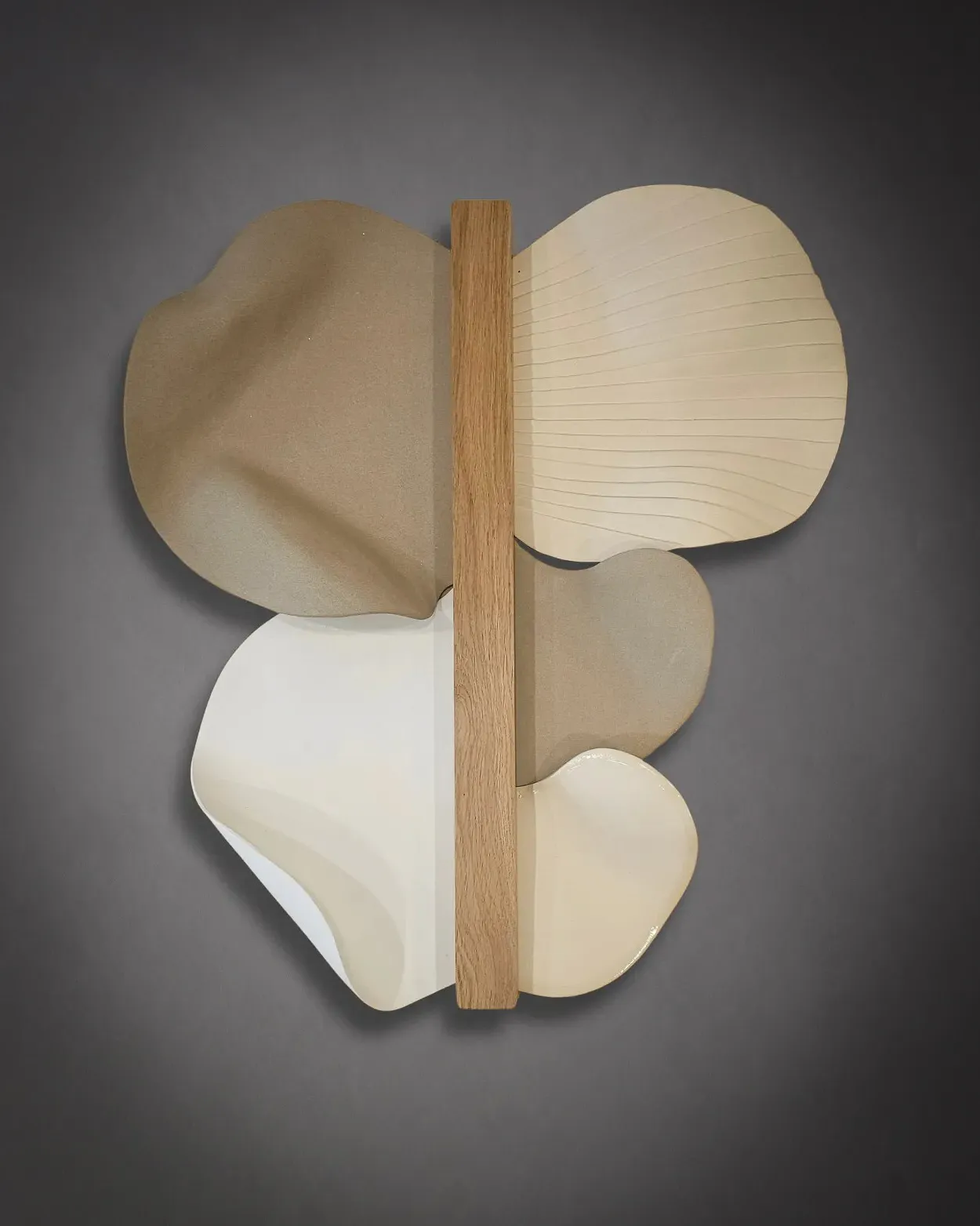 Abundance – Ceramic And Oak Wood Wall Sculpture