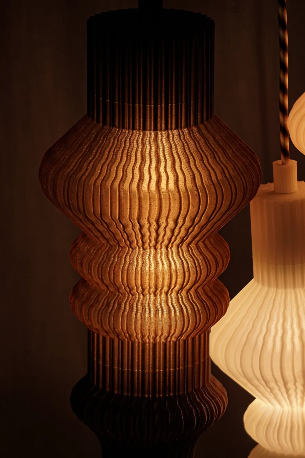 Vira Triptych Ceiling Lamp In Bio Plastic — 4