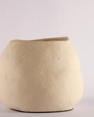 Ovo N4 Large Vase - Stoneware Rustic Vessel