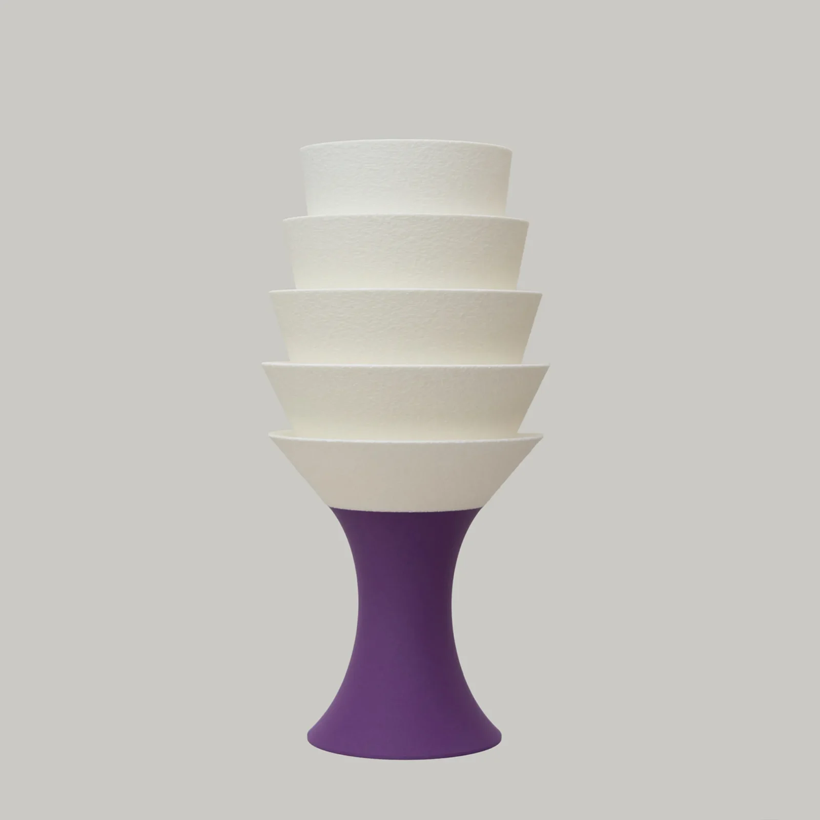 Empilé Petit - Table Lamp In Iris Purple — 2