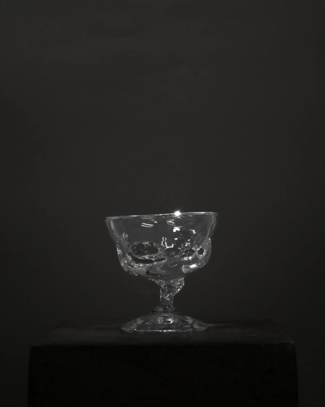 Organic Dessert Coupe glass — 1