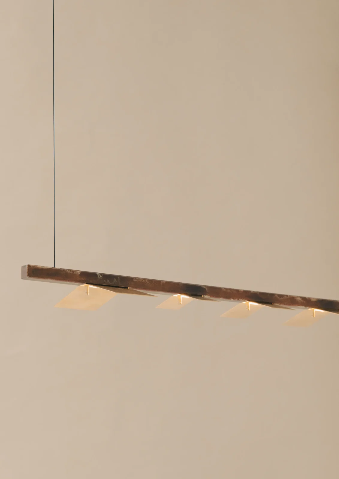 Citiez 0.3 Pendant Lamp in Brass and Steel — 4