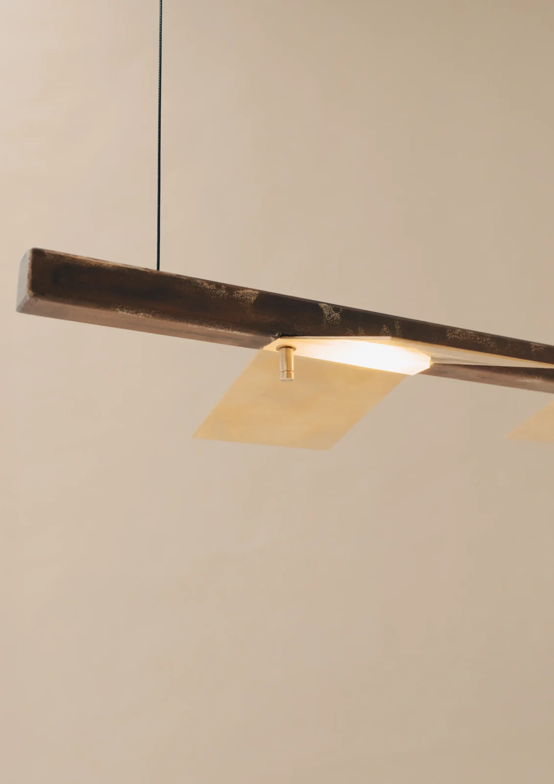 Citiez 0.3 Pendant Lamp in Brass and Steel — 5
