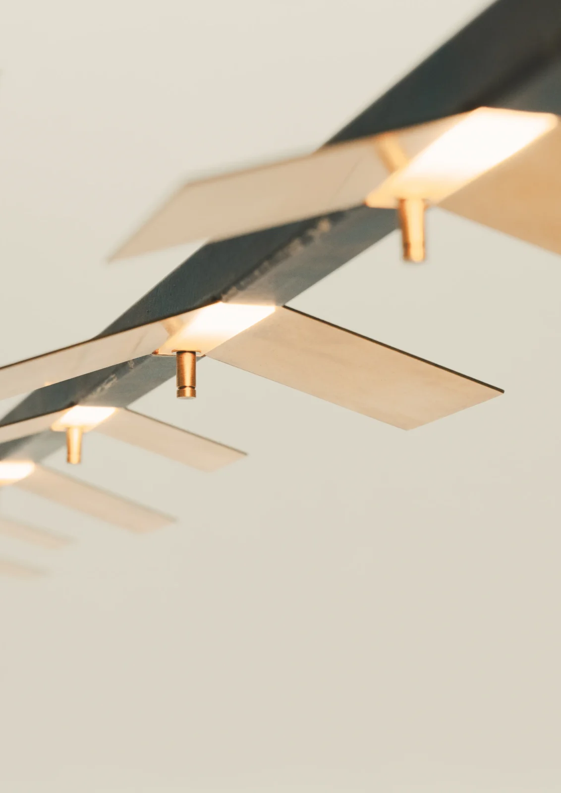 Citiez 0.3 Pendant Lamp in Brass and Steel — 3