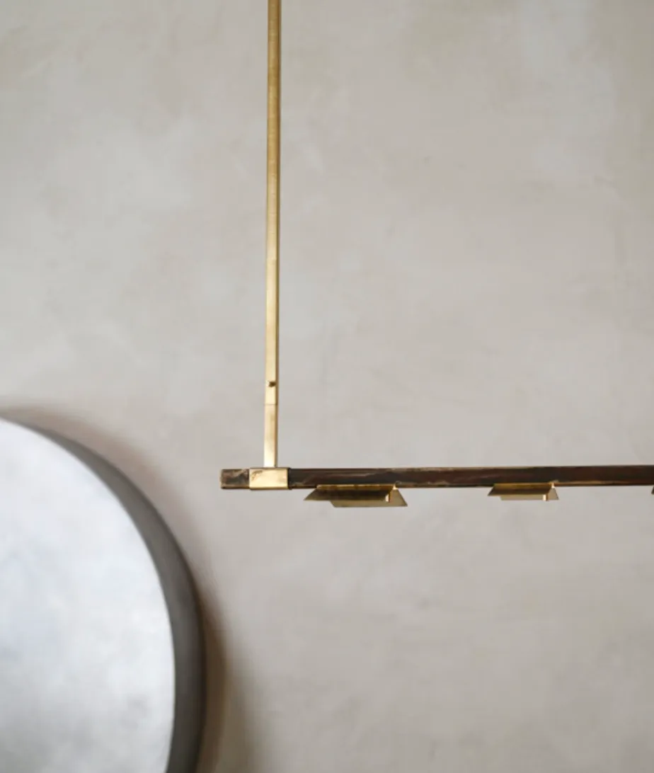 Citiez 0.3 Pendant Lamp in Brass and Steel — 12