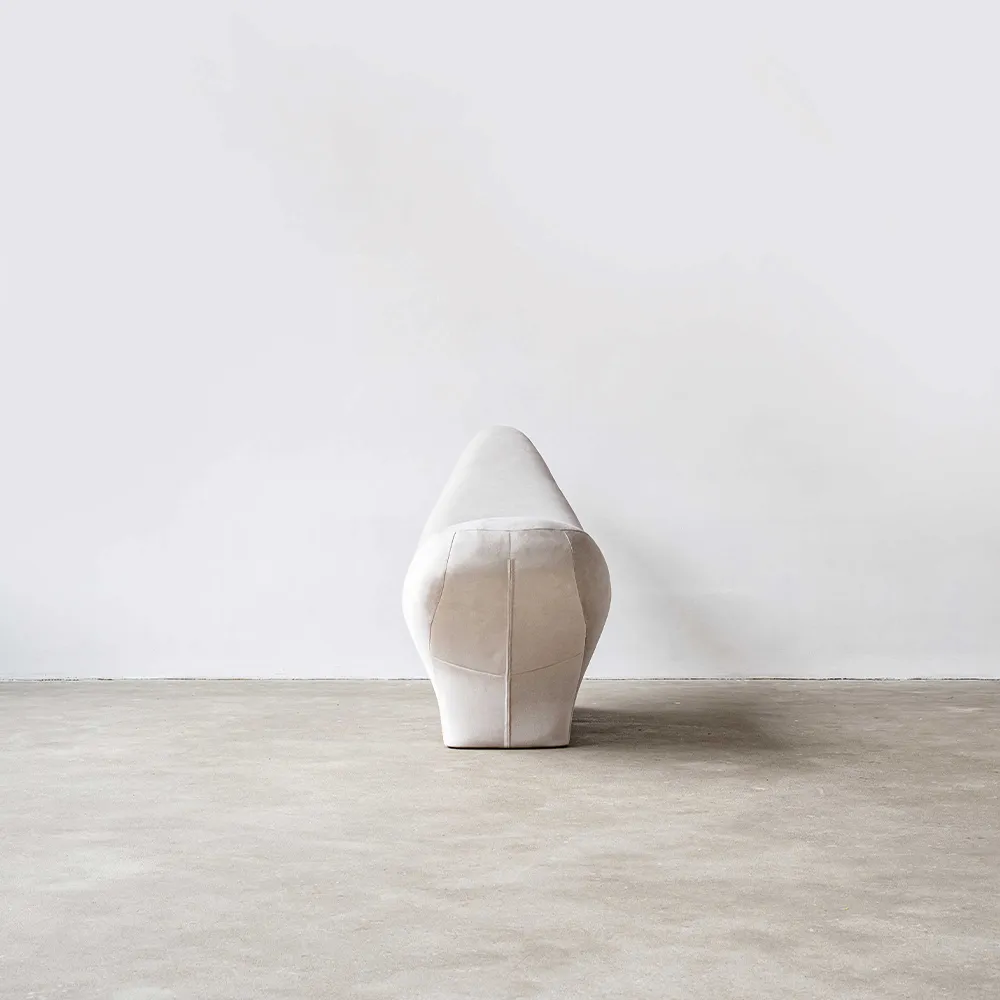 Tuman Lounge Chair in Textiles and Wood — 12