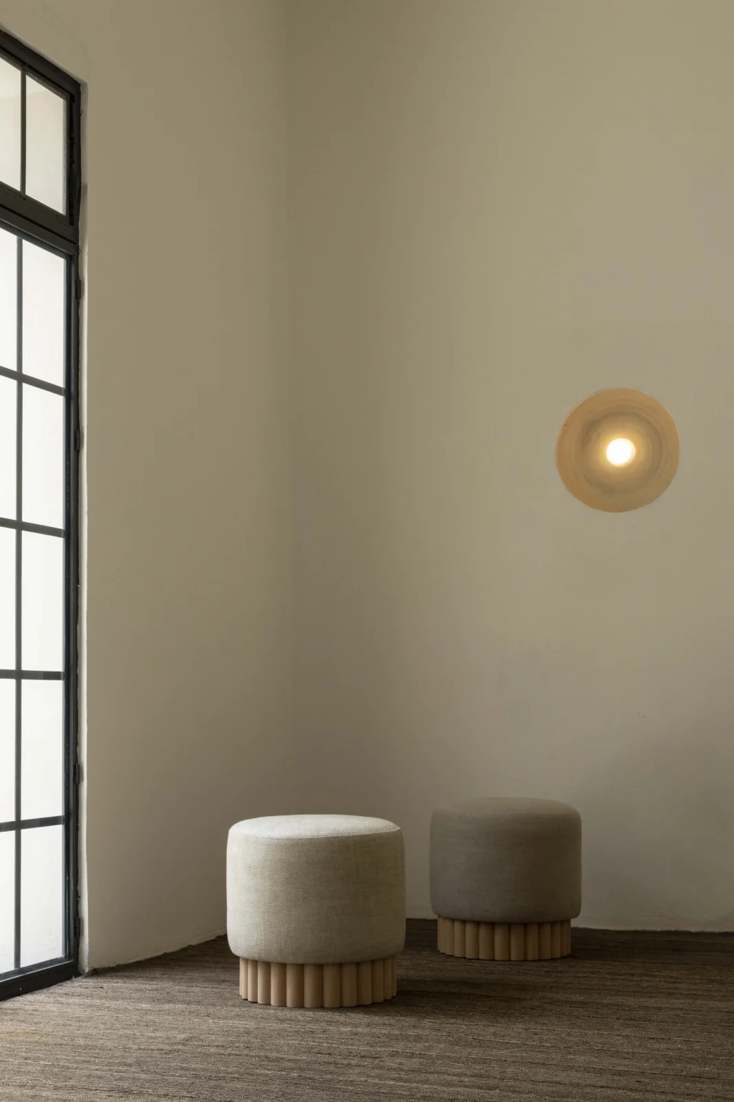 Loto Pouf In Linen — 7