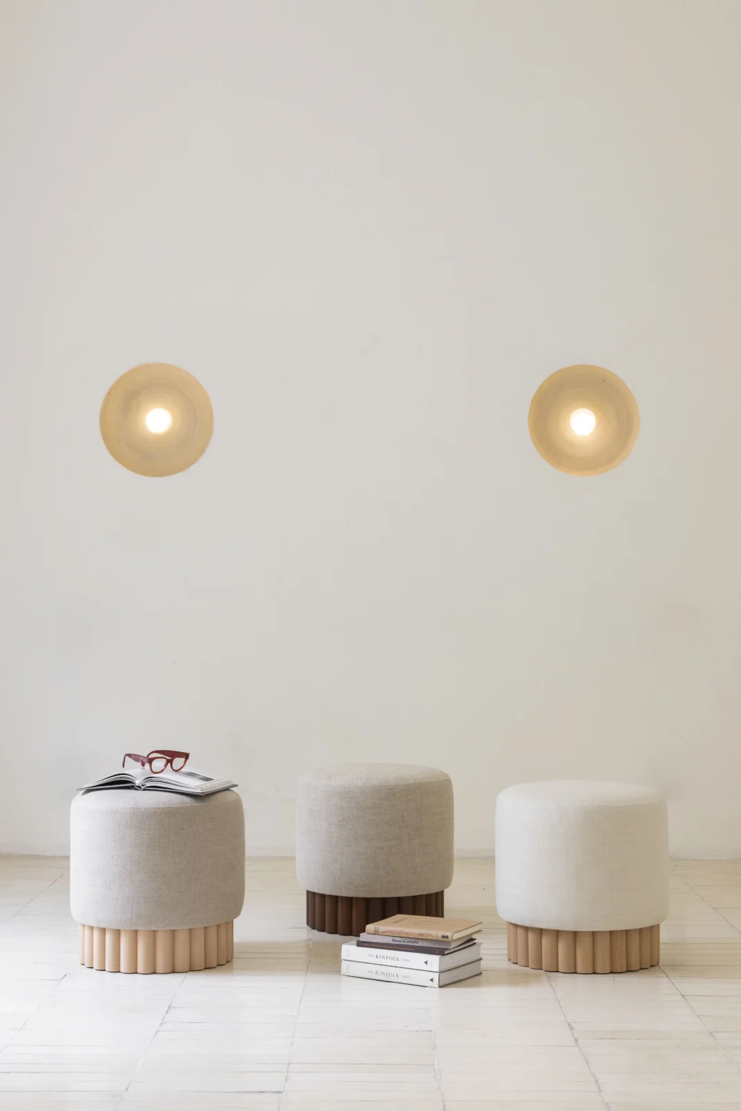 Loto Pouf In Linen — 6