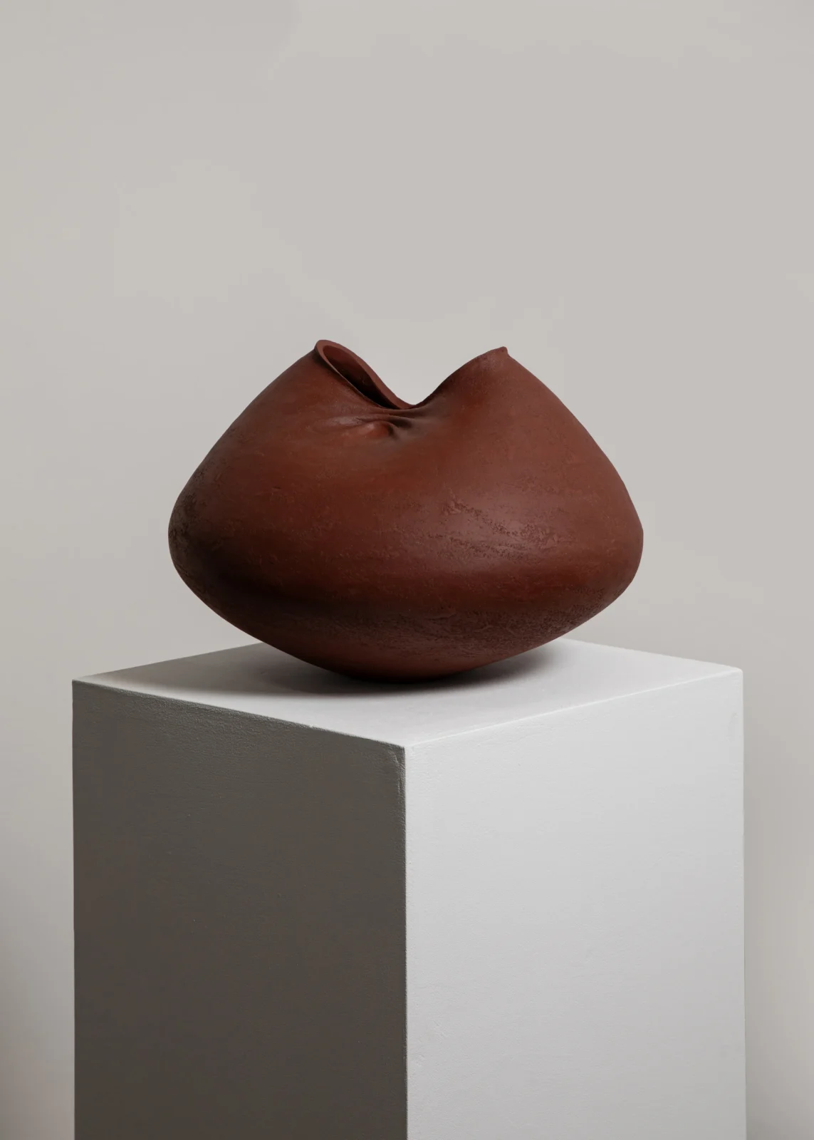 Indent(ation) - Terracotta Sculptural Ceramic Vessel — 1