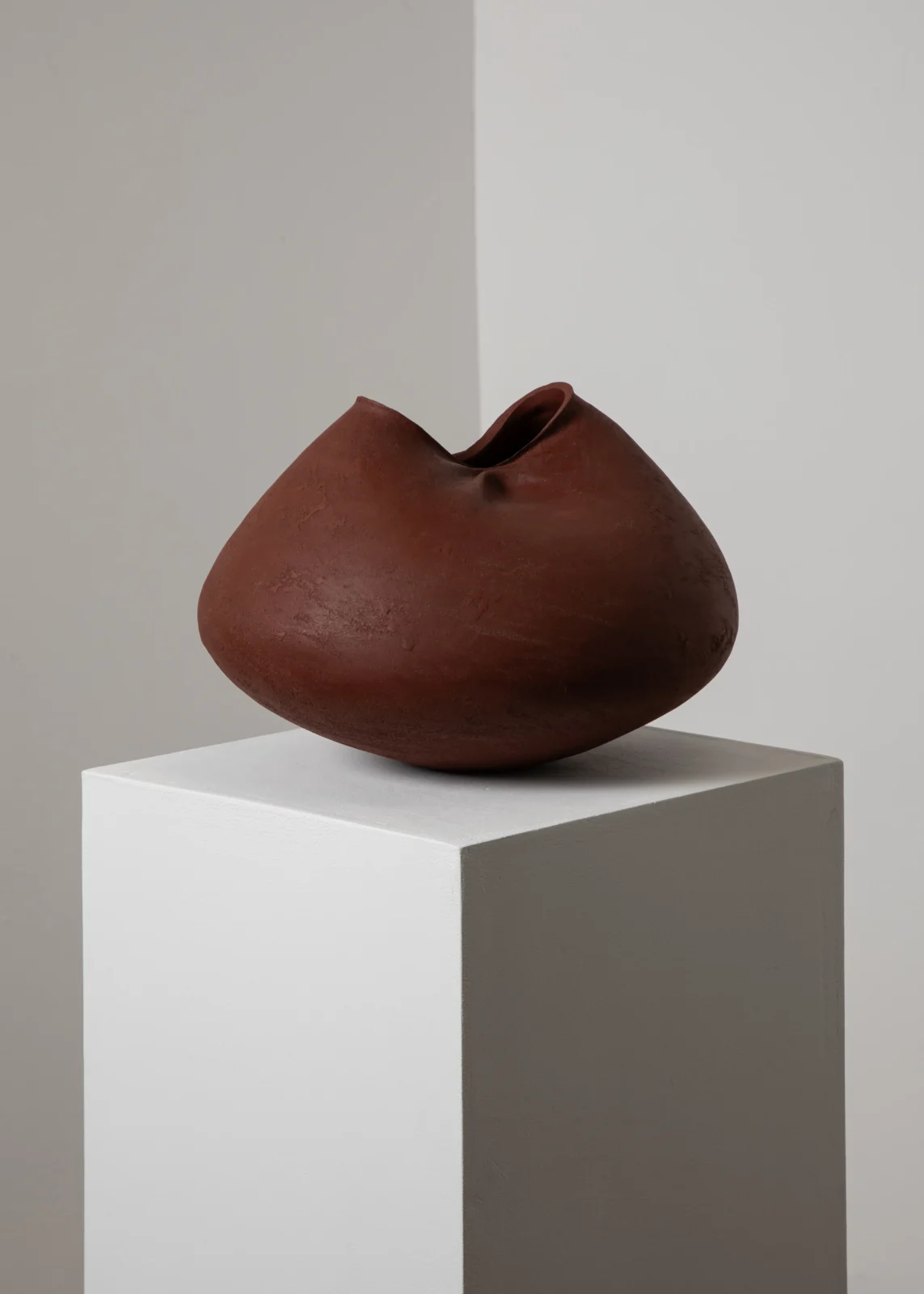 Indent(ation) - Terracotta Sculptural Ceramic Vessel — 6