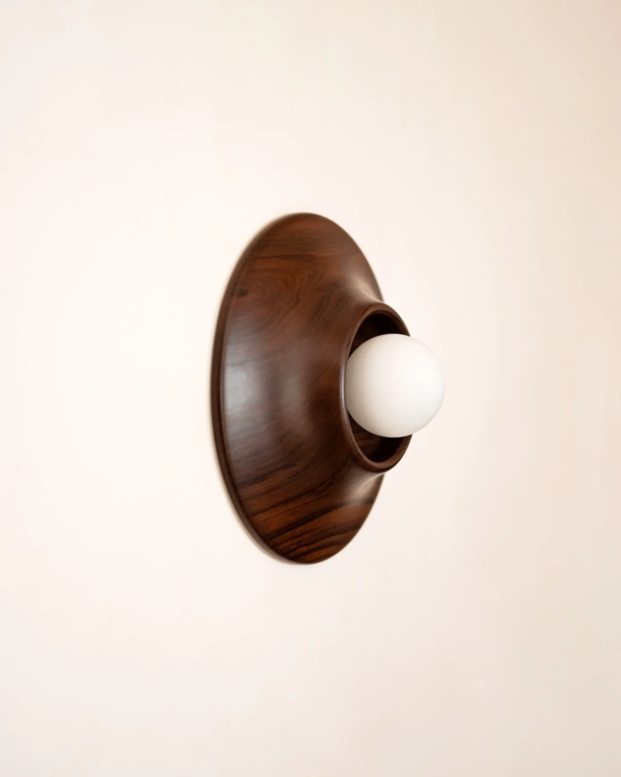 Paten Wall Sconce in Teak Wood — 3