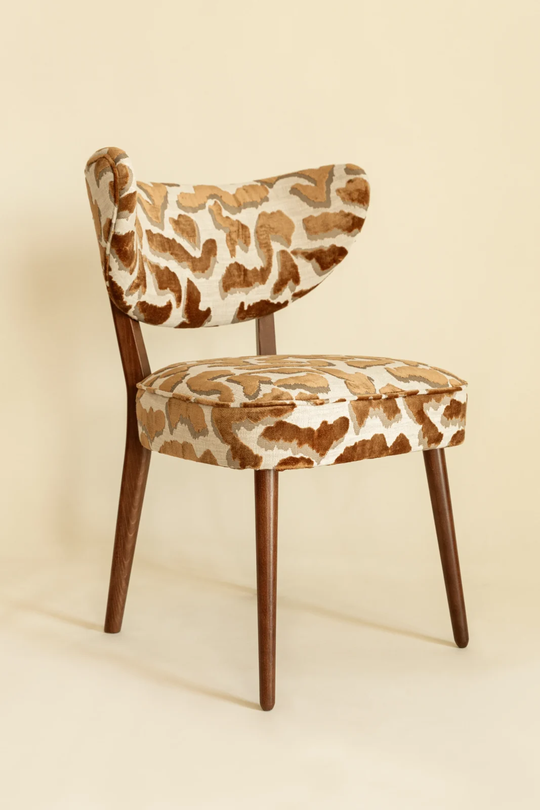Vintola Studio Dining Chair, Casamance Nimbus Leopard Fabric — 8