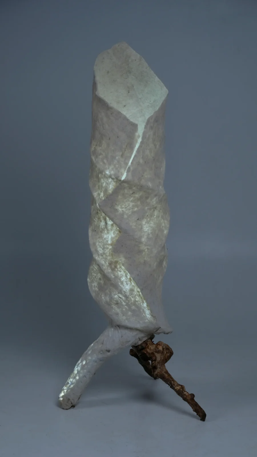 Steppe Floor Lamp in Felt and Wood — 3