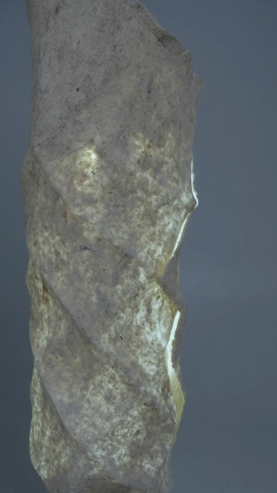 Steppe Floor Lamp in Felt and Wood — 4