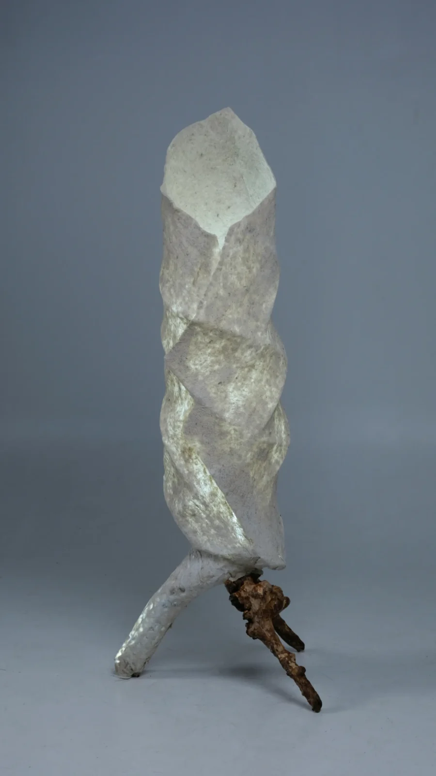 Steppe Floor Lamp in Felt and Wood — 5