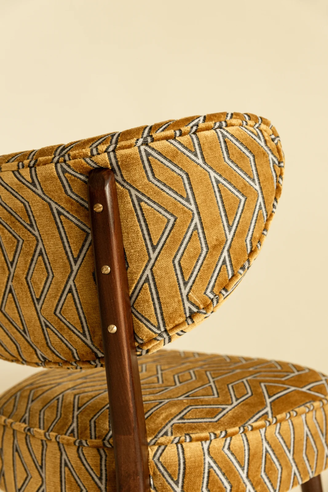 Vintola Dining Chair, Jacquard Velvet, Vintola Studio — 6