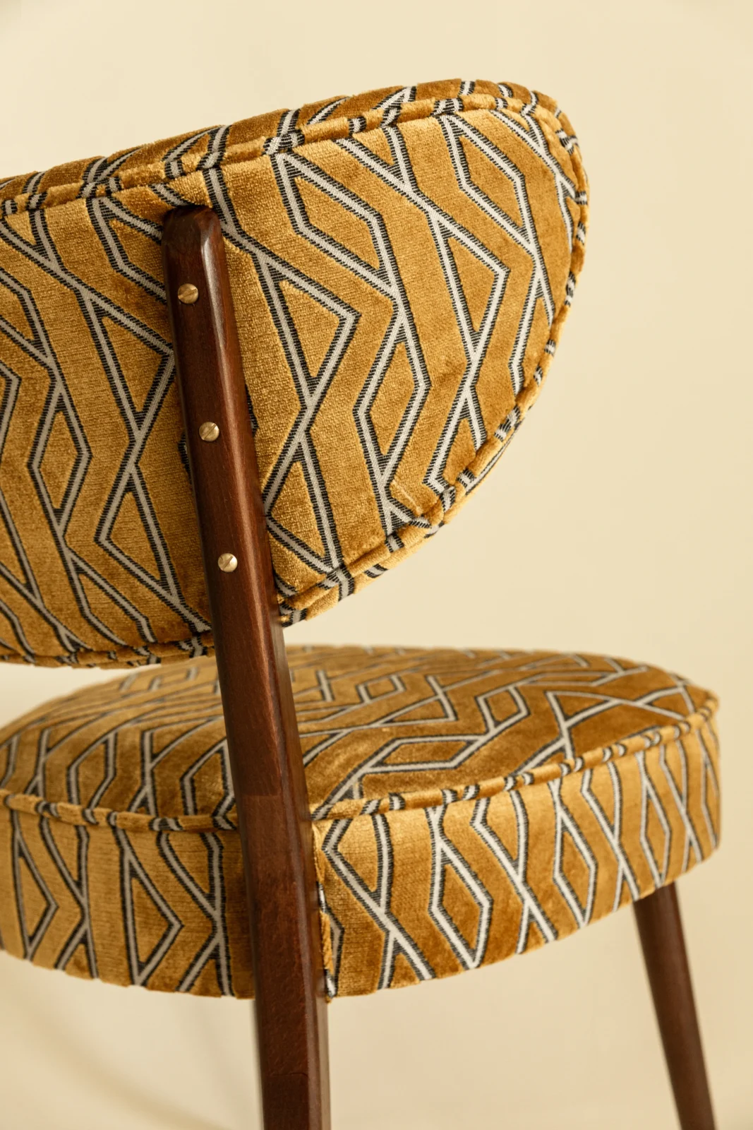 Vintola Dining Chair, Jacquard Velvet, Vintola Studio — 4