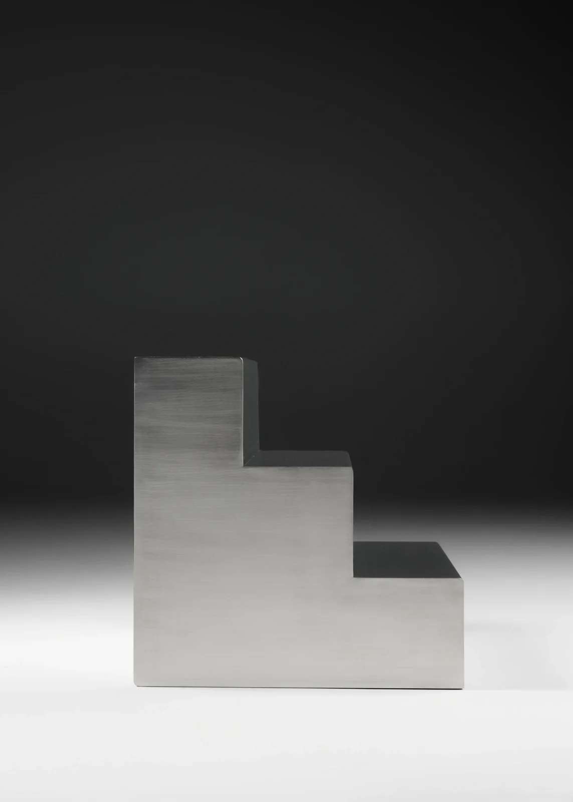 Monolit Side Table in Stainless Steel — 2