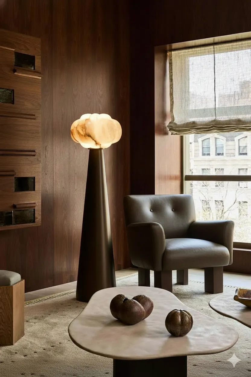 Lucen Floor Lamp in Natural Stone — 3