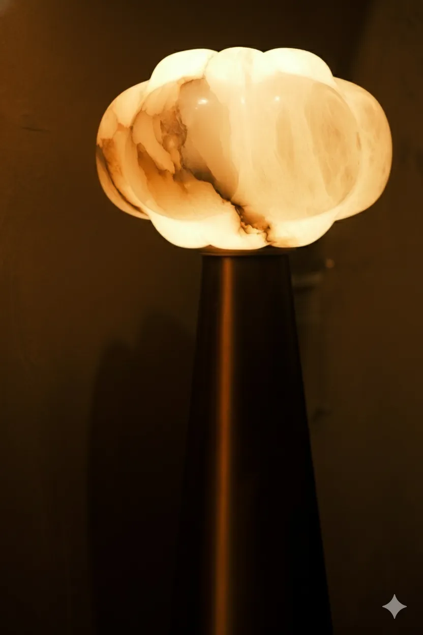 Lucen Floor Lamp in Natural Stone — 2