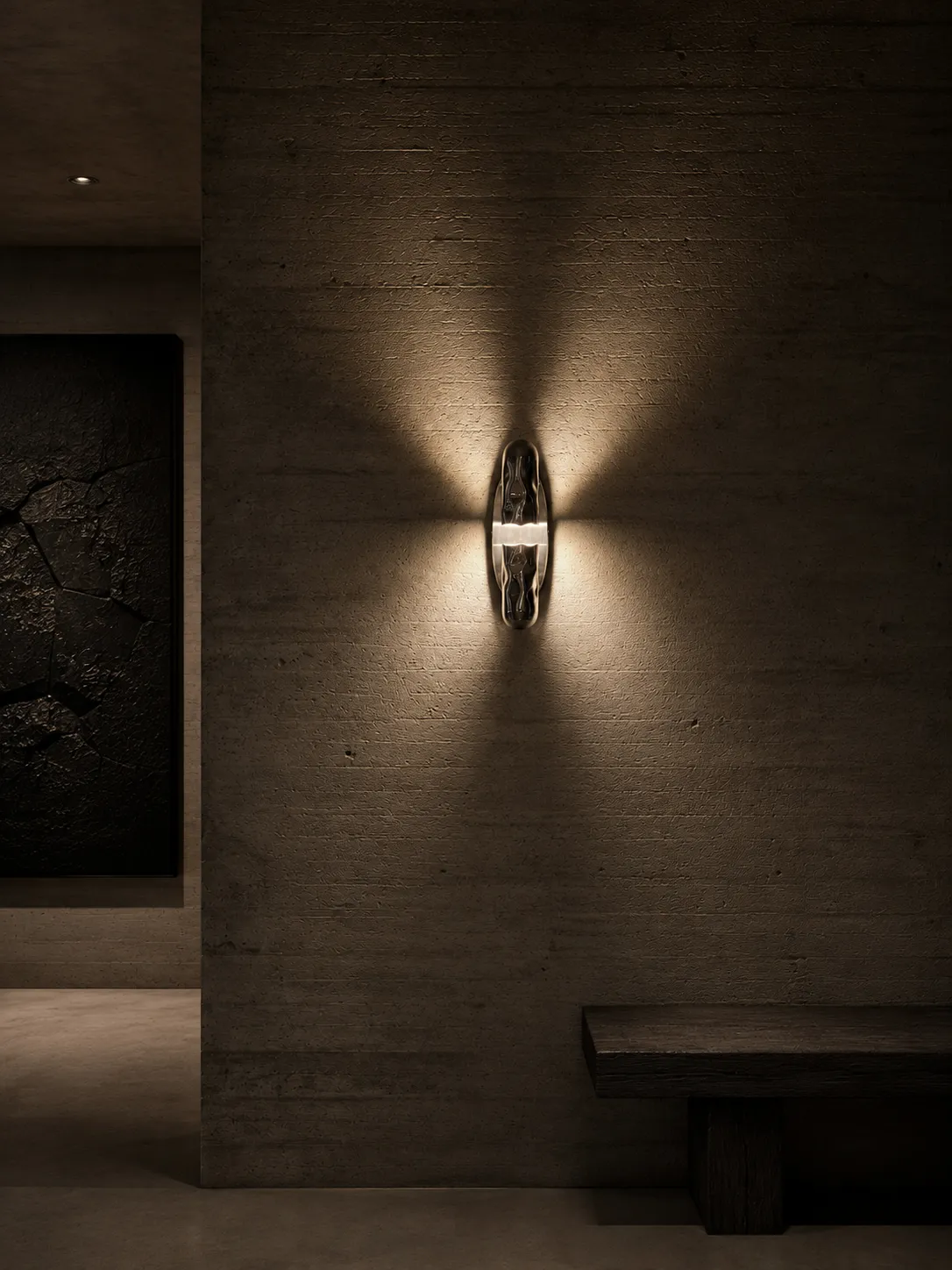 Vela Wall Sconce In Stainless Steel — 4