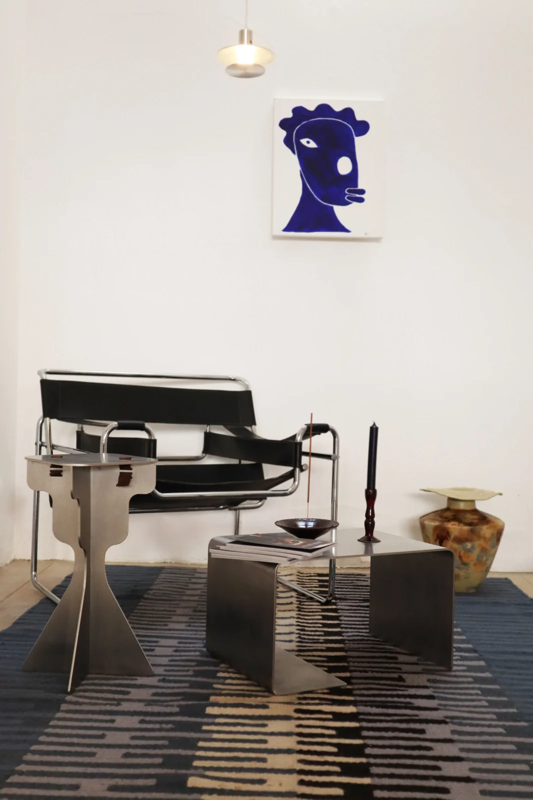 T-02 Silver Stainless Steel Metal Coffee Table — 3