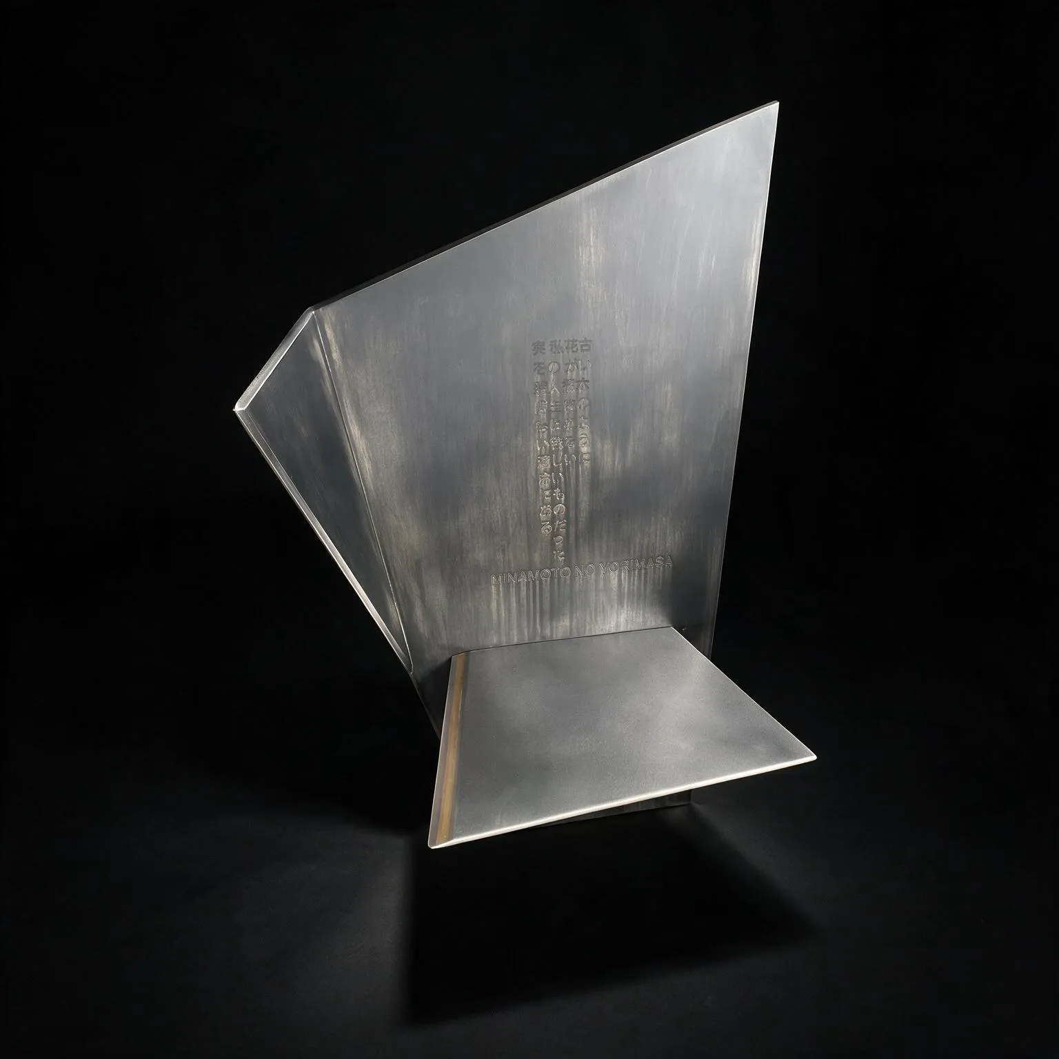 Harakiri - Aluminum And Damascus Steel Chair — 13