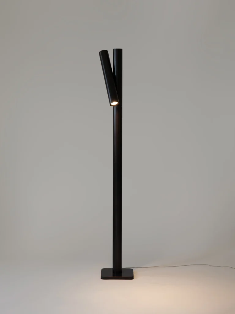Pivot Floor Lamp In Brass And Aluminum — 9