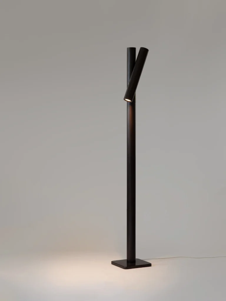 Pivot Floor Lamp In Brass And Aluminum — 6