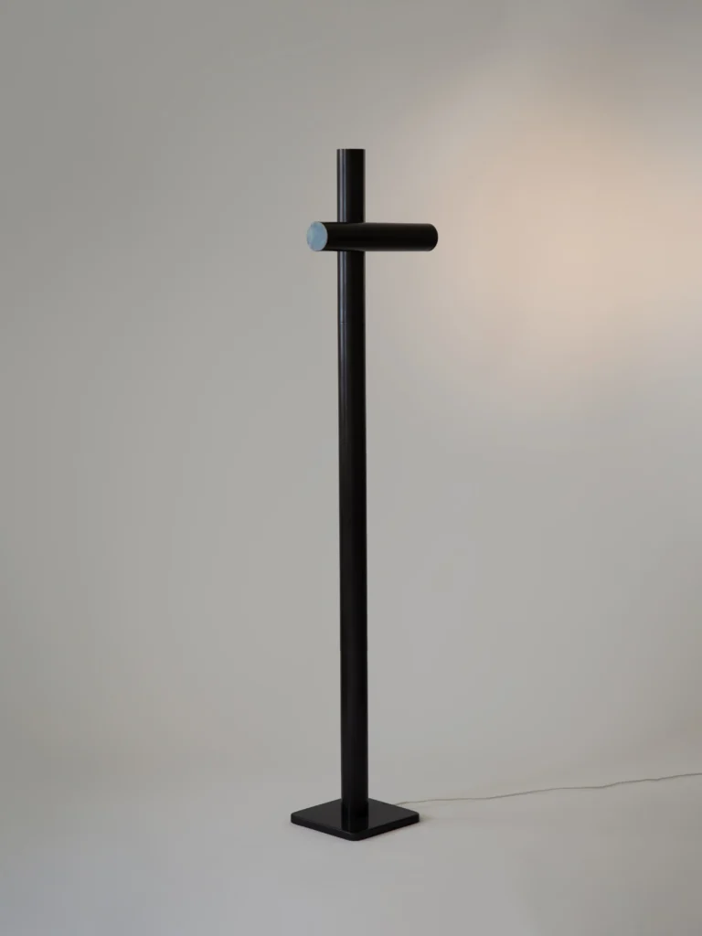 Pivot Floor Lamp In Brass And Aluminum — 7