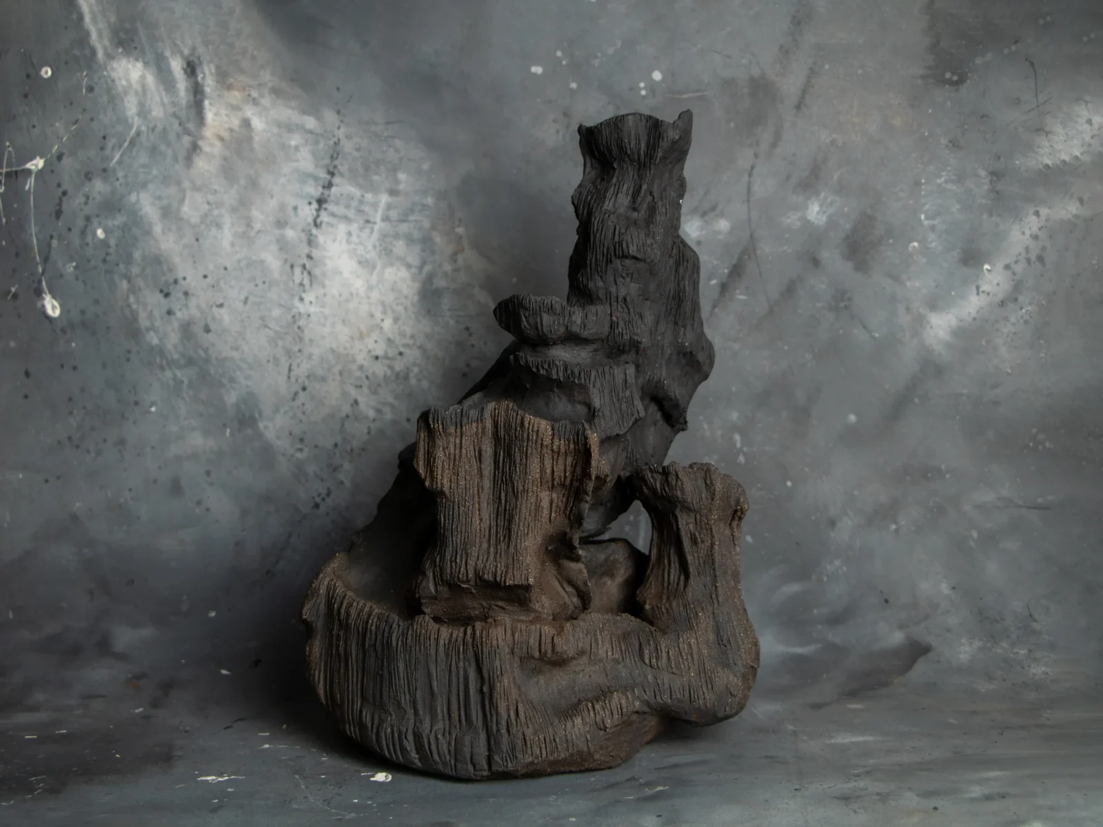 Abyss Candleholder No. 1 In Stoneware — 5