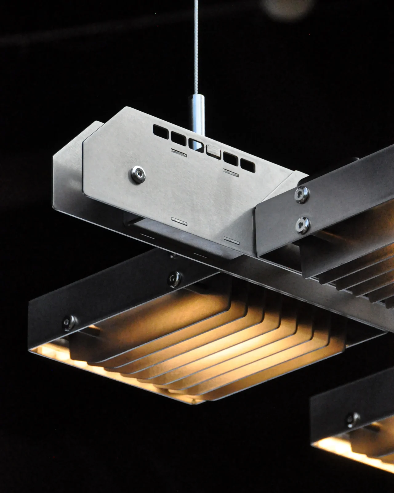 Ads200x04 Pendant Lamp in Matte Steel — 12