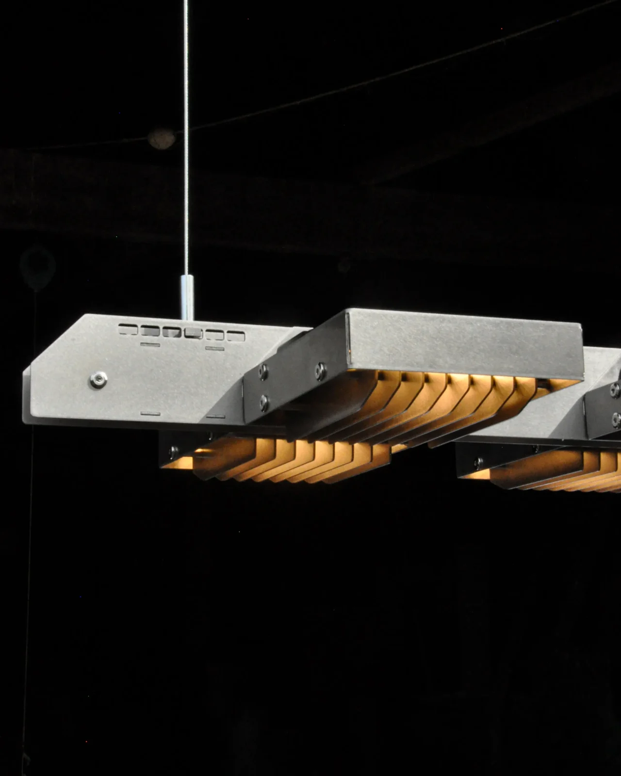 Ads200x04 Pendant Lamp in Matte Steel — 11