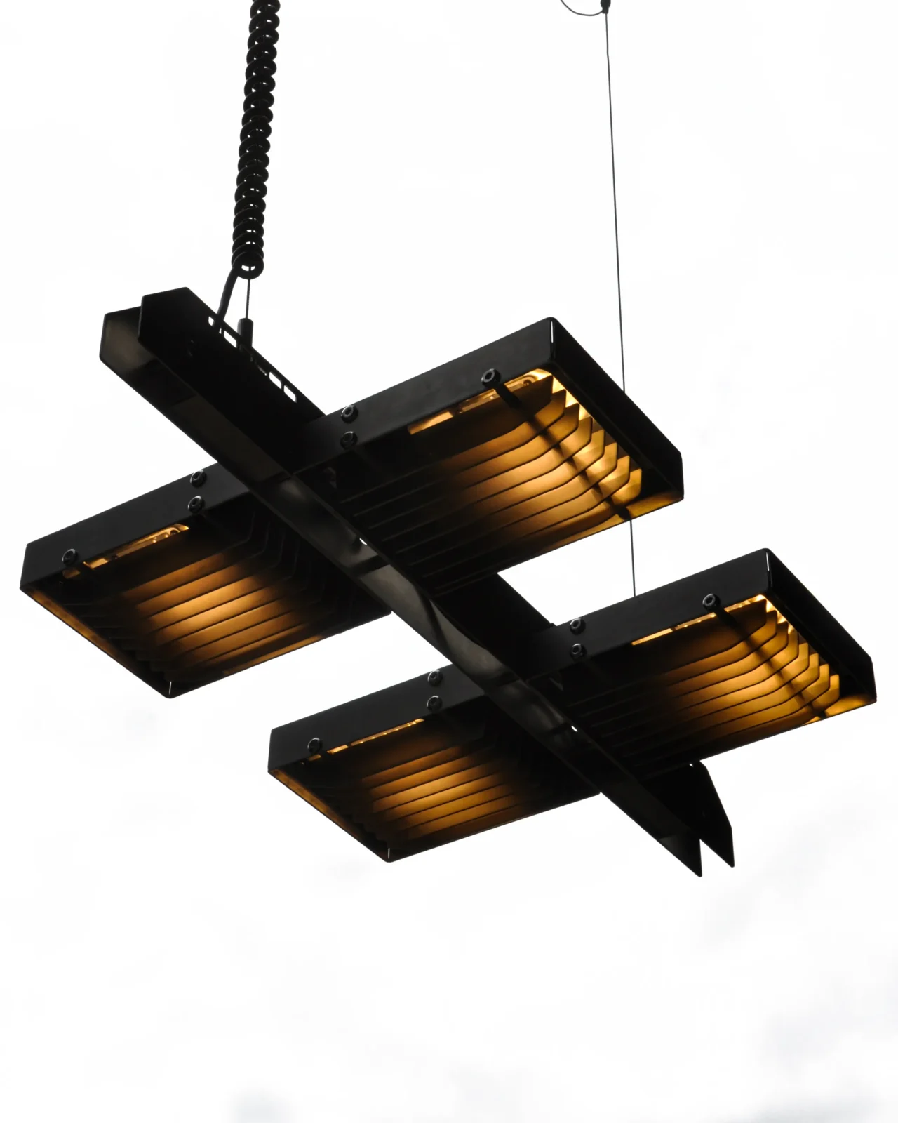 Ads200x04 Pendant Lamp in Matte Steel — 2