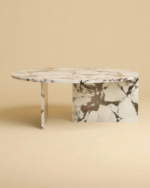 Calacatta Viola Marble Coffee Table - Ishiki Series