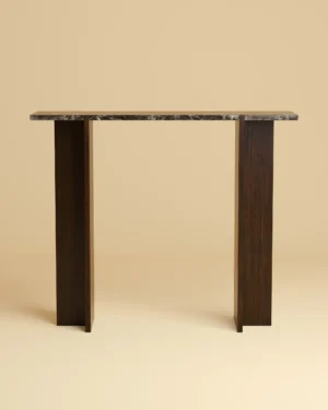 Marble And Oak Console Table - Maha Series